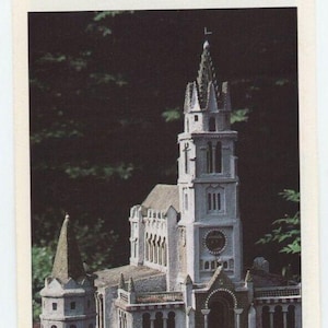 1961 Ave Maria Grotto Cullman Alabama Broschüre Palästina Jerusalem Miniature Map