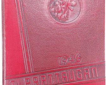 1946 The Prattaugan Autauga County High School Prattville Alabama Yearbook Annua