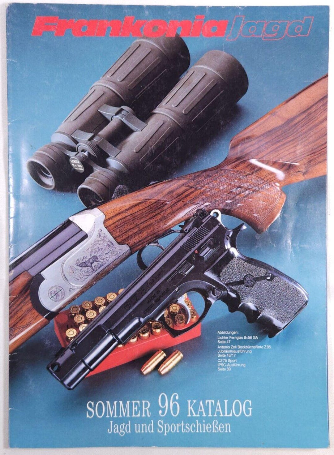 1996 Frankonia Jagd Catalog German Guns Sporting Goods Outdoors Hunting