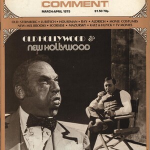 Film Comment Mar-Apr 1975 Sternberg Lubitsch Mel Brooks Scorsese Mazursky Aldric