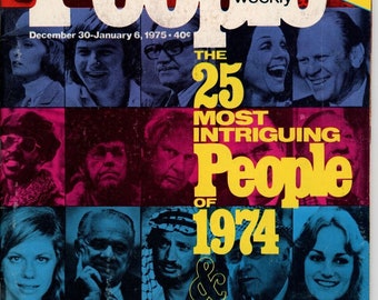 People Weekly 1974-75 25 Der faszinierendste Ford Hearst Dunaway Grahmn Caan Ali