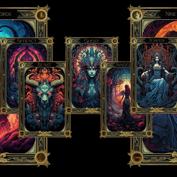 Deck Tarokka pour La Malédiction de Strahd