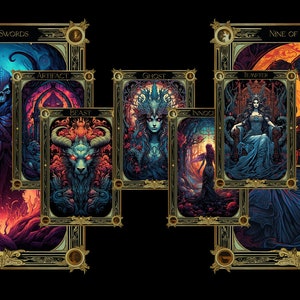 D&D - Baraja de Tarokka reinventada - Baraja física con envío personalizado