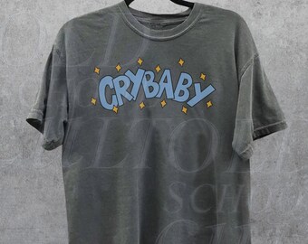 Crybaby Retro 90s Graphic T-shirt, Vintage Y2k Cute Shirt, Trendy