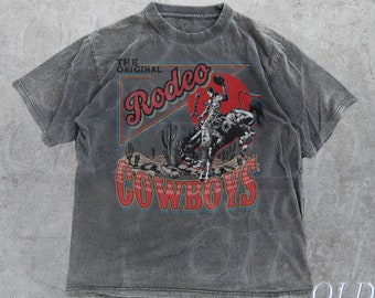 Rodeo Western Cowboy T-Shirt, Vintage 90s Western Shirt, Retro Indian Tee, Rodeo Cowboy Shirt, Wild West Gift, Unisex Adult Graphic Tee