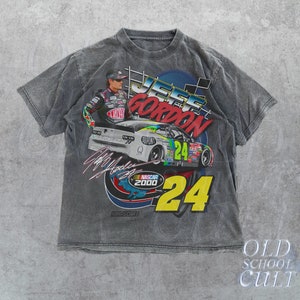 Vintage 90s Jeff Nascar Racing T-Shirt, Y2k Vintage Graphic Style Shirt, Retro Racing Graphic Tee, Unisex Race Shirt, Race Gift