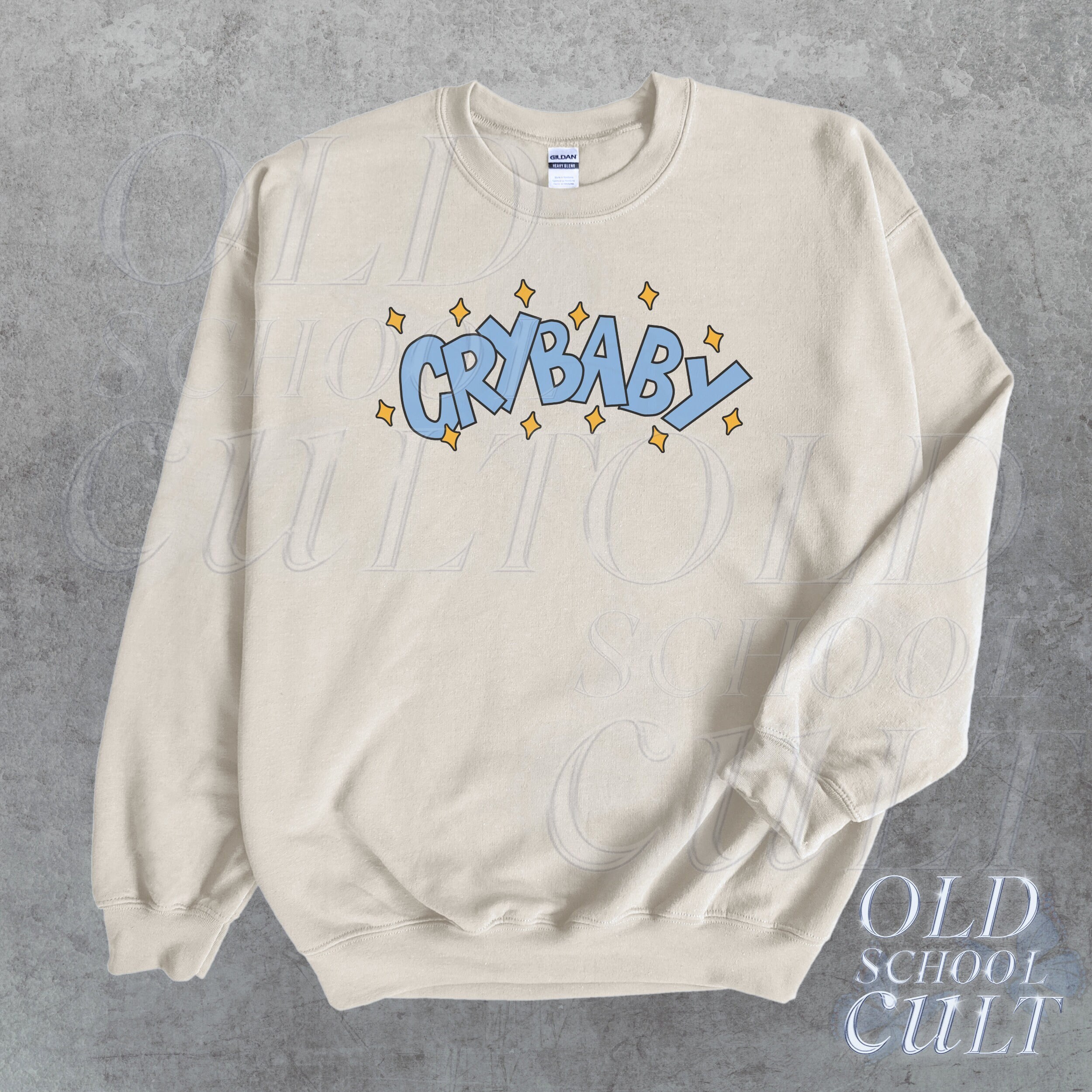 Crybaby Sweatshirt Cute Vintage Style Sweater Retro Unisex Fall Sweatshirt Trendy Sweater Gift Etsy