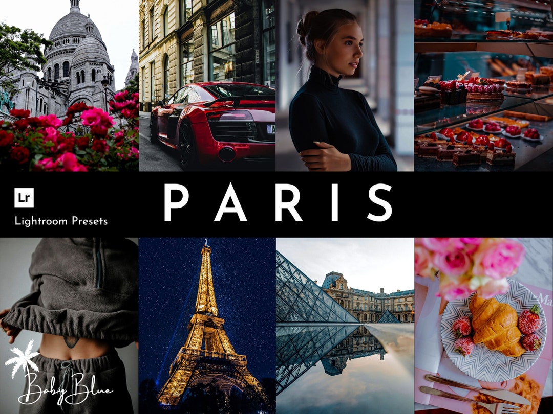 Paris Lightroom Presets: Mobile & Desktop Photo Filters (DNG, XMP) - Etsy