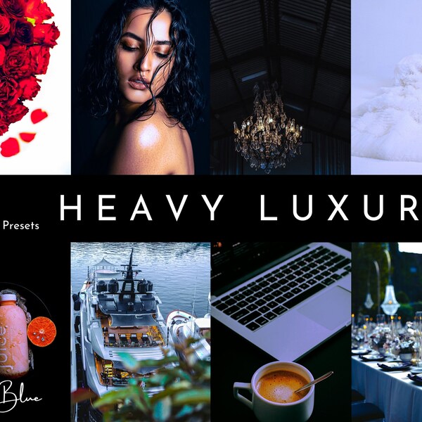 10 Lightroom Presets, HEAVY LUXURY, Moody, Dark presets, Boho presets, Influencer presets, Presets Lightroom, Photo editing, Instagram