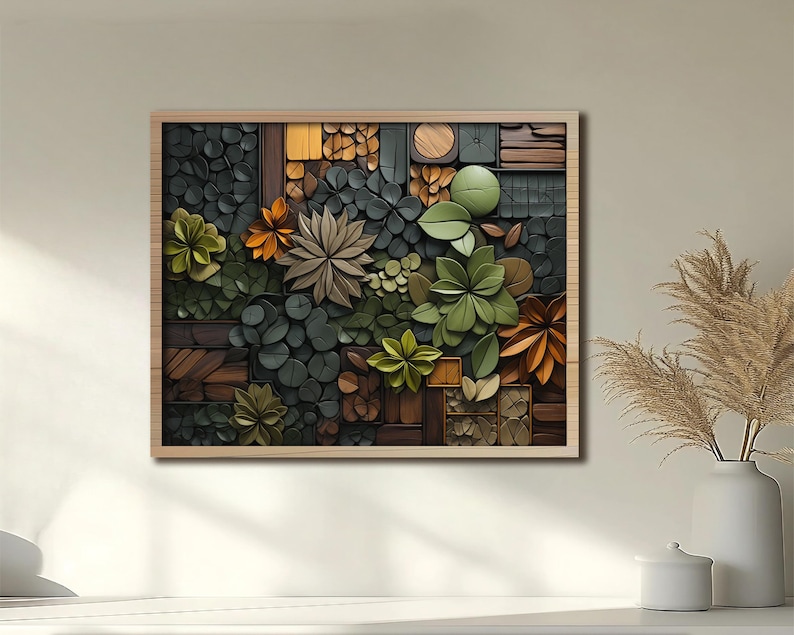 Botanical Poster, Earth Tones Room Decor, Nature Wall Art, Bedroom Art ...