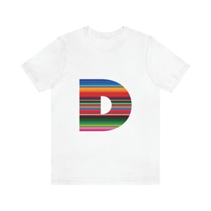 Letter D Unisex Jersey Short Sleeve Tee
