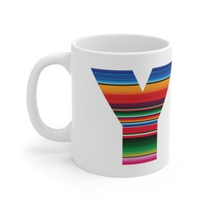 Letter Y Ceramic Mug 11oz