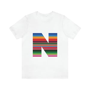 Letter N Unisex Jersey Short Sleeve Tee