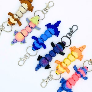 Keychain Ferret Charm – Cute Pet Gift, Kawaii Animal Accessory, 3D Printed Keyring for Ferret Lovers