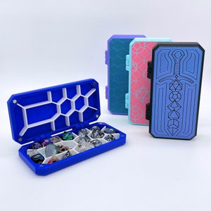 Everyday Dice Carry - Armazenamento fino de dados de viagem para jogos de mesa, estojo de dados D&D
