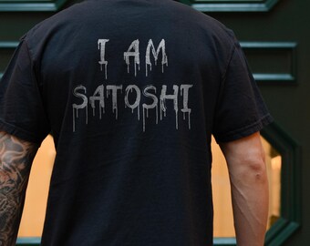 I am Satoshi Bitcoin T-Shirt: Halloween Crypto Tee for Bitcoin Enthusiasts