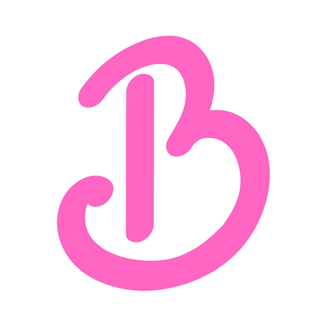 Barbie B Pink Logo SVG Digital Instant Download - Etsy