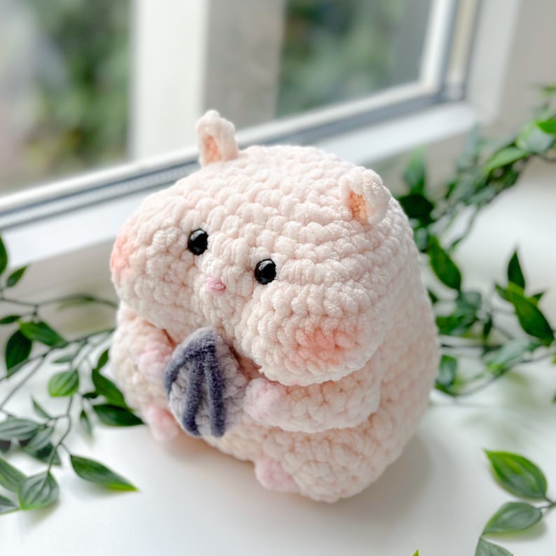 Chubby Hammie Crochet PATTERN By.Geekie zdjęcie 3