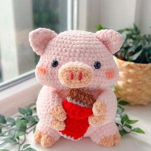 Choco Lover Piggy Pattern By.Geekie