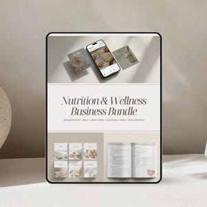 Nutrition Business Toolkit | Canva Templates for Health Coaches, Social Media & Client Resources