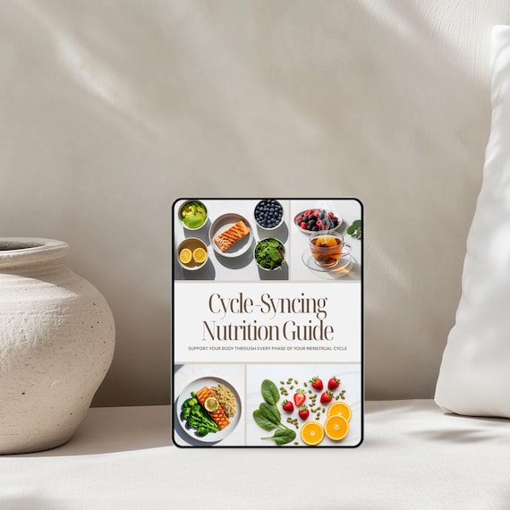 Cycle-Syncing Nutrition Guide For Nutrition & Health Coaches | Editable Canva Template