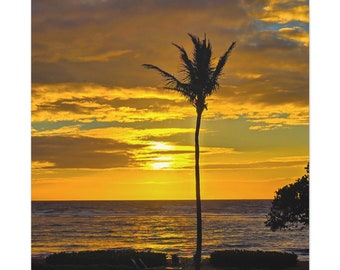 Kauai Golden Sunrise Prints | Canvas Gallery Wraps | Hawaii Wall Art
