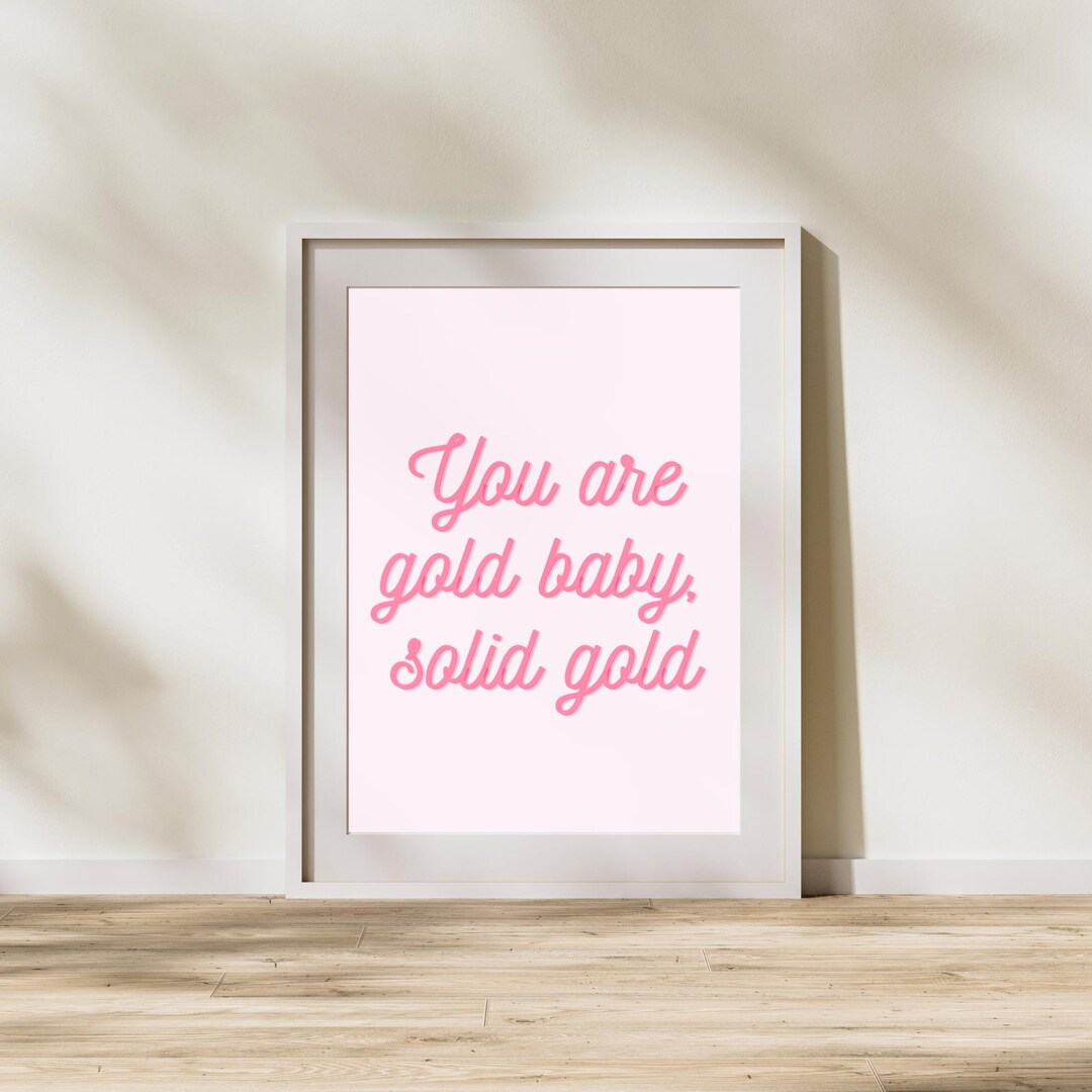 Solid Gold, Baby - Etsy