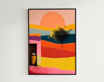 Color Cascades Poster