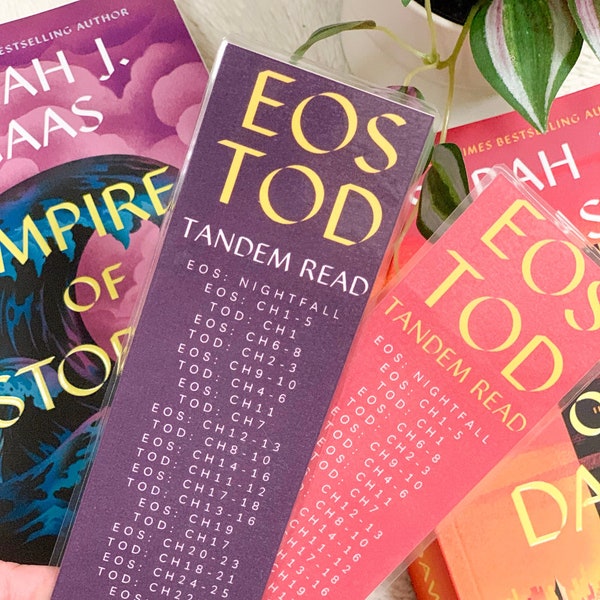 Throne of Glass Tandem Read Bookmark | Single or Two Pack | Empire of Storms | Tower of Dawn | Sarah J Maas Bookmark