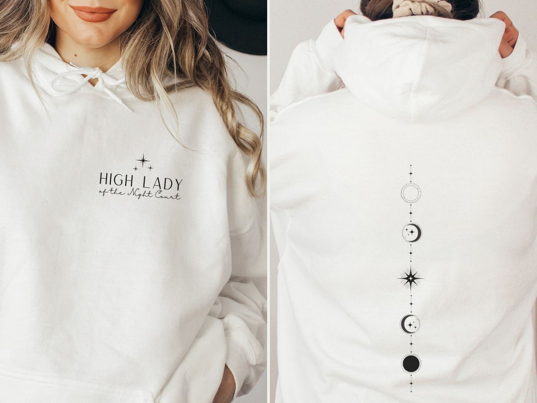 Officially Licensed ACOTAR Hoodie Feyre Tattoo High Lady of - Etsy