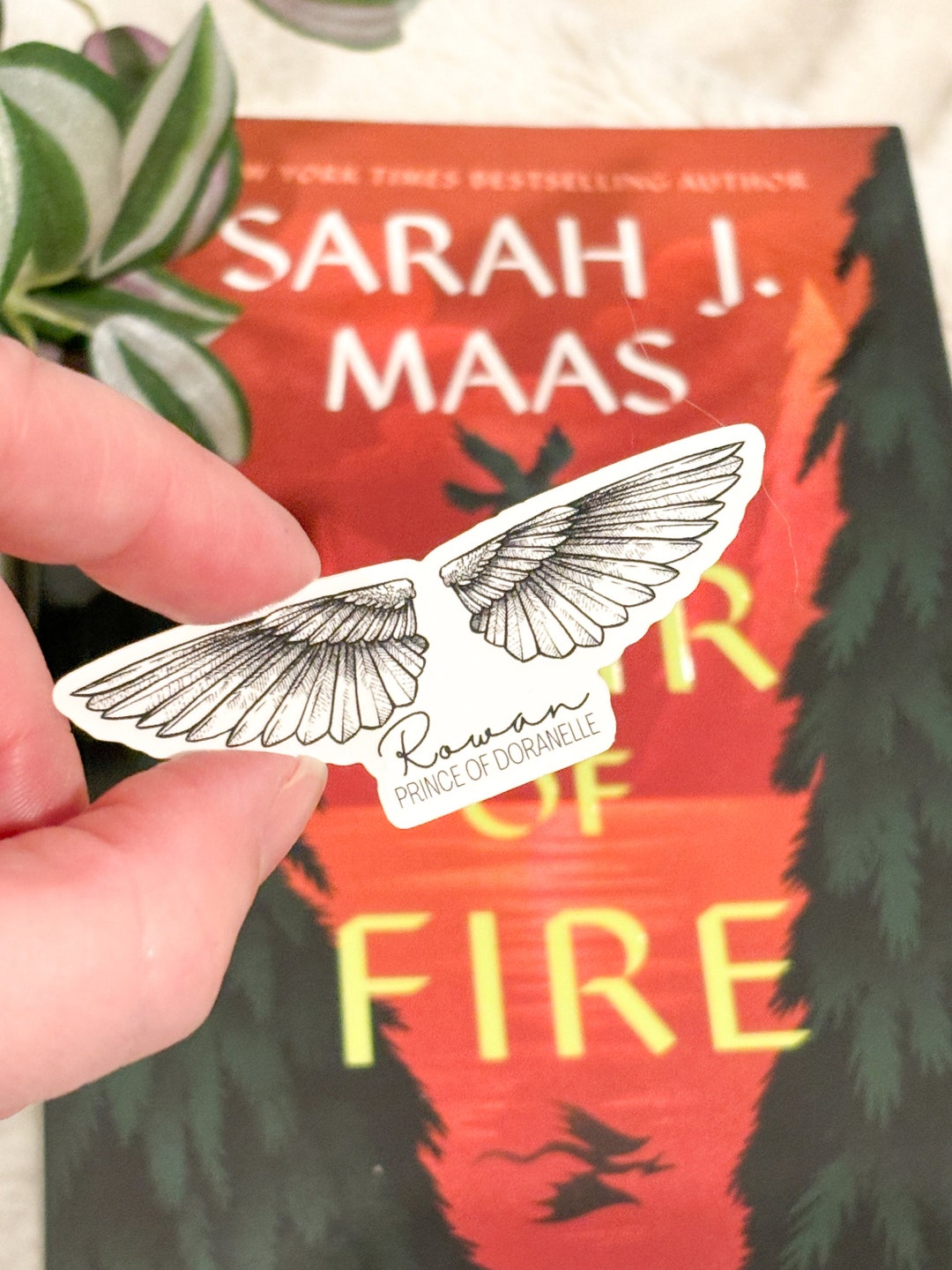 Officially Licensed Throne of Glass Vinyl Sticker | Sarah J Maas Rowan ...