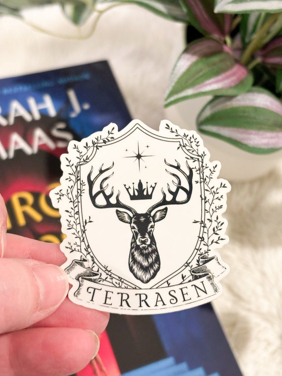 Terrasen Throne of Glass Vinyl Sticker | Gift for Reader | Bookish Sticker | Book Reader | Vinyl Sticker for Kindle