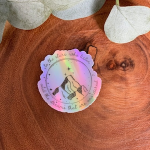 ACOTAR Vinyl Sticker | Velaris | To the Stars who listen | Night Court | Bookish Sticker | Book Reader | Vinyl Sticker Holographic Sticker