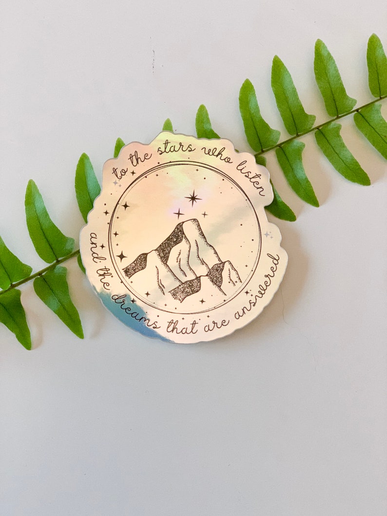 ACOTAR Vinyl Sticker | Velaris | To the Stars who listen | Night Court | Bookish Sticker | Book Reader | Vinyl Sticker image 7