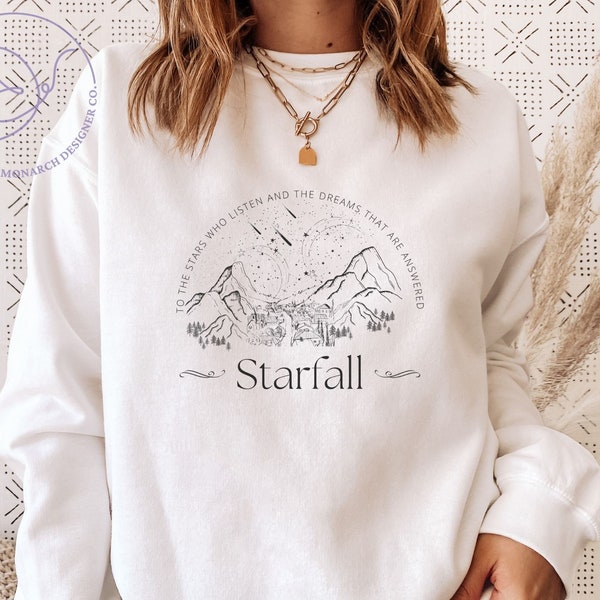 Starfall Shirt Officially Licensed TShirt | ACOTAR Sarah J Maas | Bookish Sweater | Unisex Sweatshirt