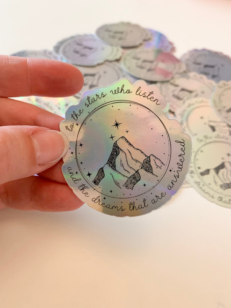 ACOTAR Vinyl Sticker | Velaris | To the Stars who listen | Night Court | Bookish Sticker | Book Reader | Vinyl Sticker image 6