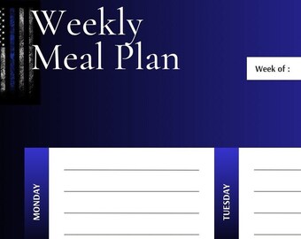 Weekly Meal Planner