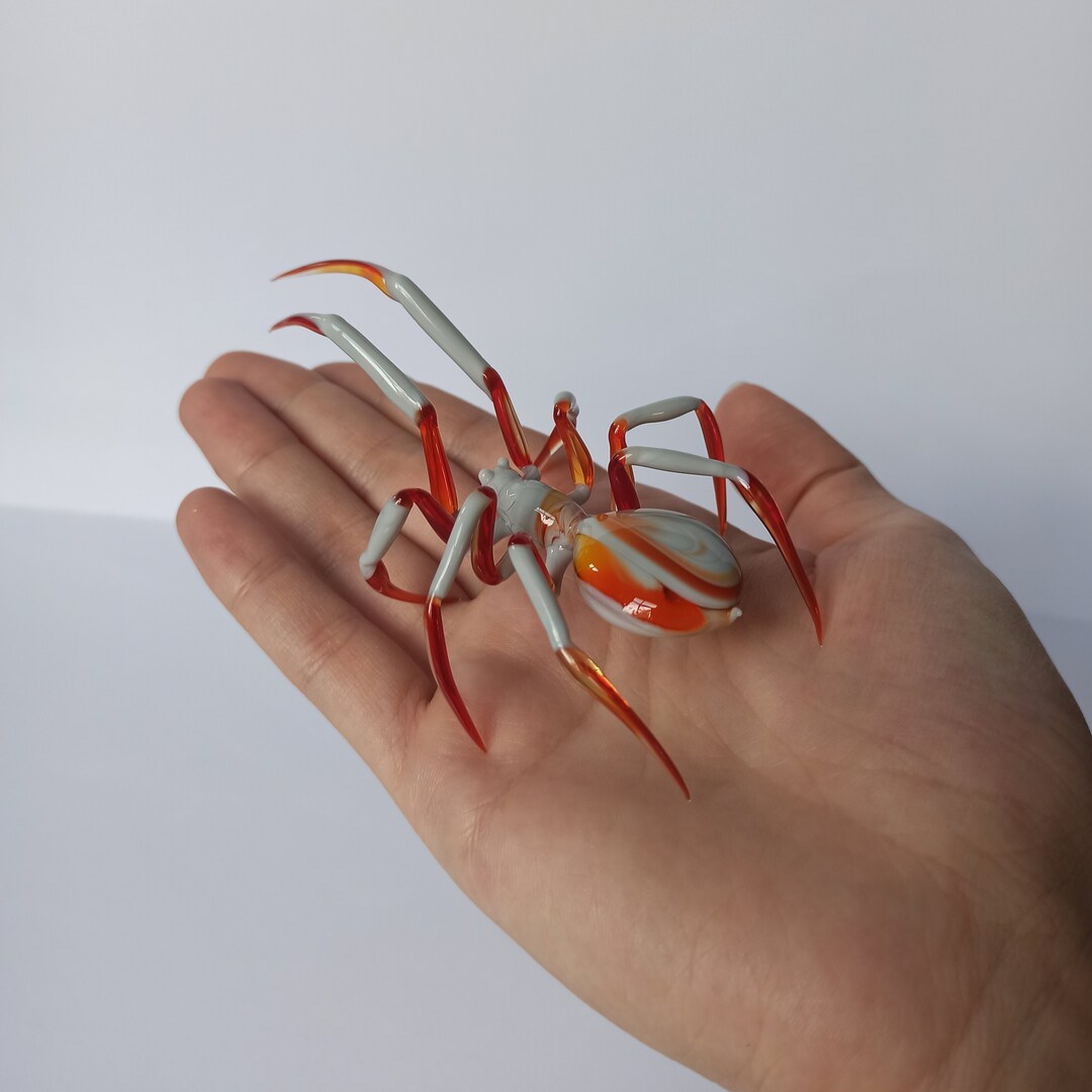 Art Glass Spider Sculpture Glass Murano Glass Gift Ldea - Etsy