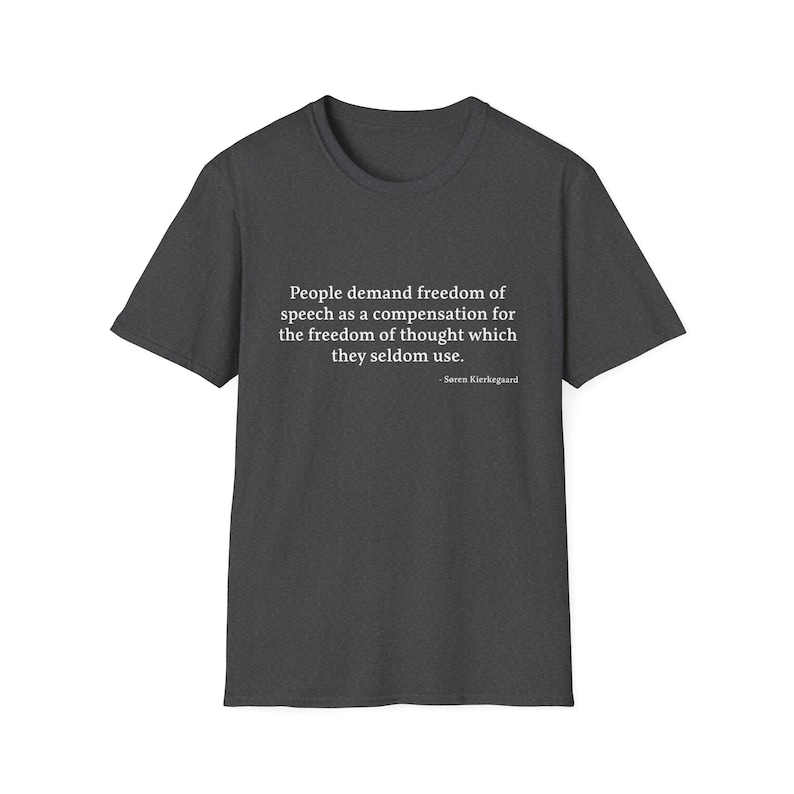 Kierkegaard Quote T-Shirt, Existentialism Philosophy Tee image 3