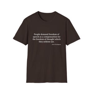 Kierkegaard Quote T-Shirt, Existentialism Philosophy Tee image 5