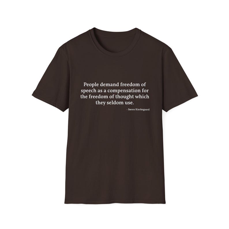 Kierkegaard Quote T-Shirt, Existentialism Philosophy Tee image 5