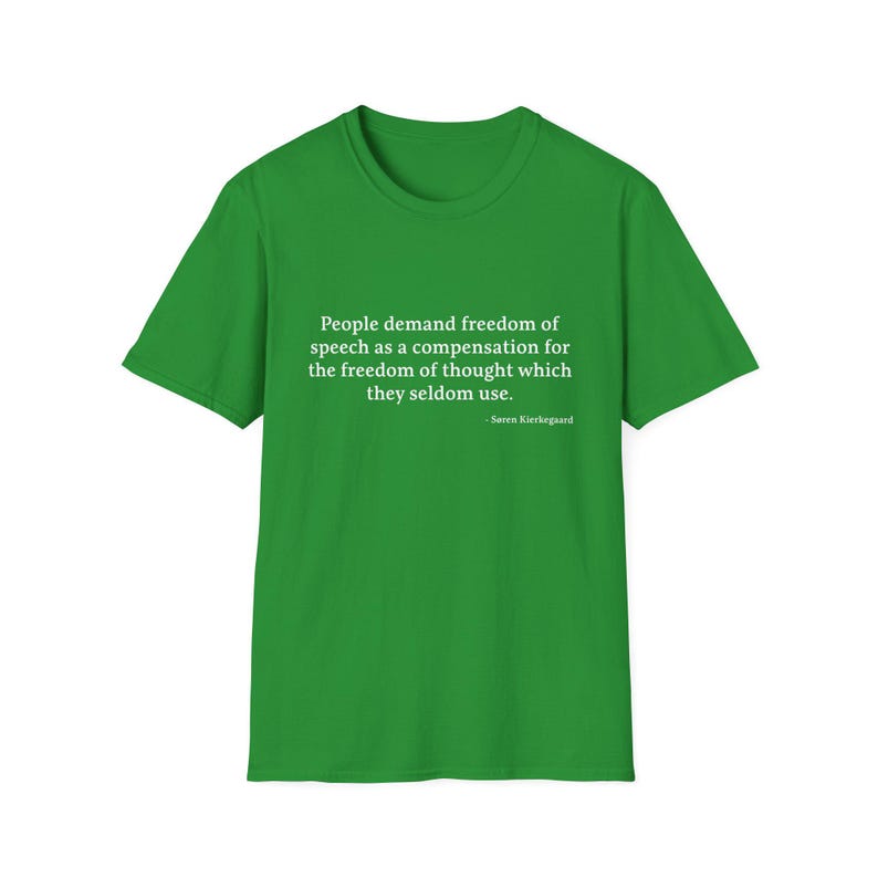 Kierkegaard Quote T-Shirt, Existentialism Philosophy Tee image 10