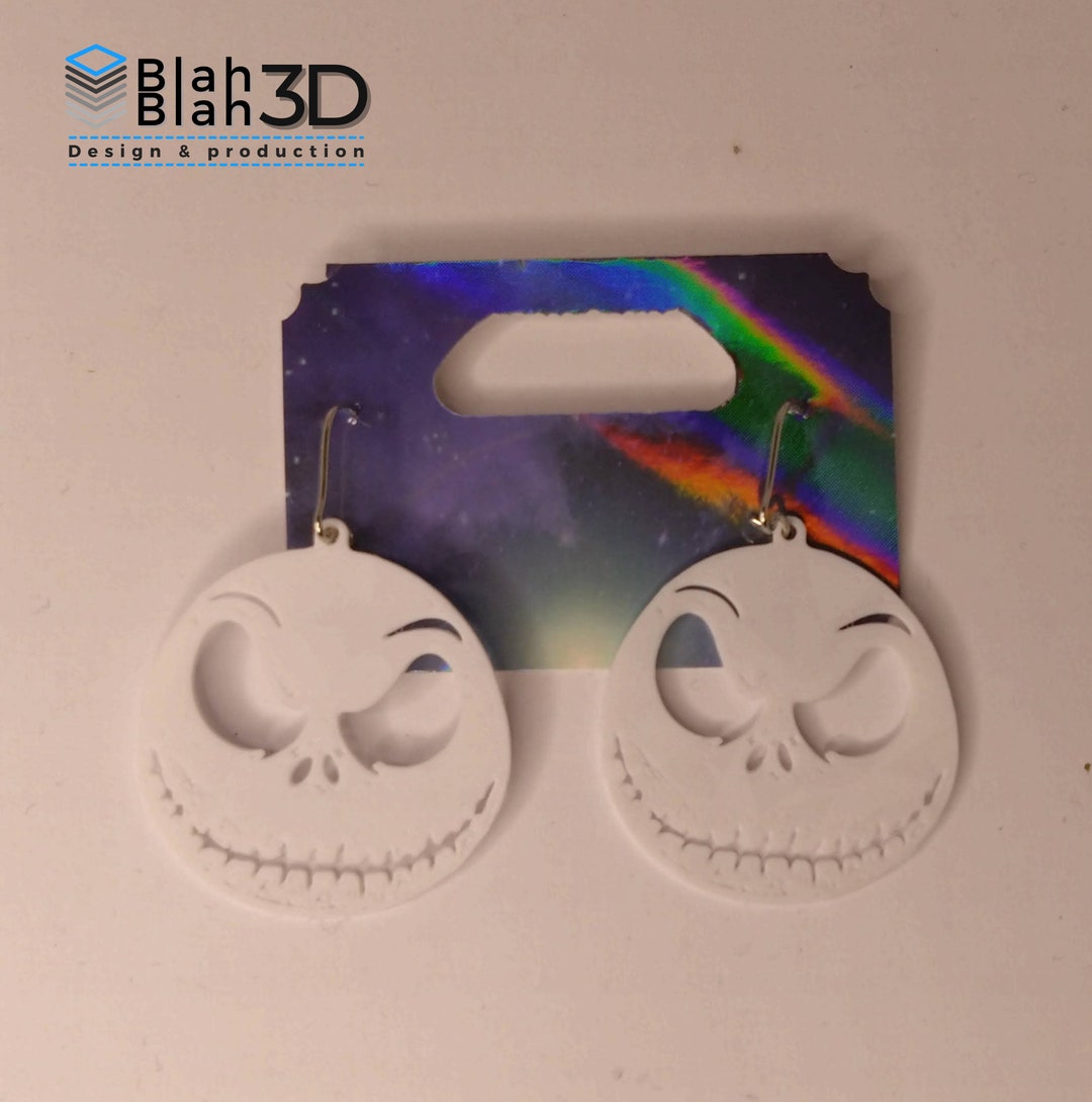 Jack Skellington Earrings Etsy