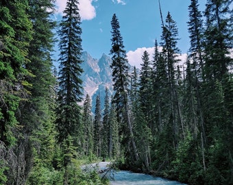 Serene Berglandschaft Leinwanddruck