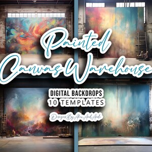 Puede incluir: Una colección de 10 fondos digitales con texturas de lienzo pintadas en un entorno de almacén. Los fondos son ideales para fotógrafos y diseñadores gráficos que buscan crear fondos únicos y artísticos para sus proyectos. Los fondos están disponibles en una variedad de colores y estilos, incluyendo abstracto, paisaje y urbano.