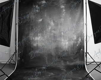 Black and White Studio Back Ground Model Digital Backdrop Booth