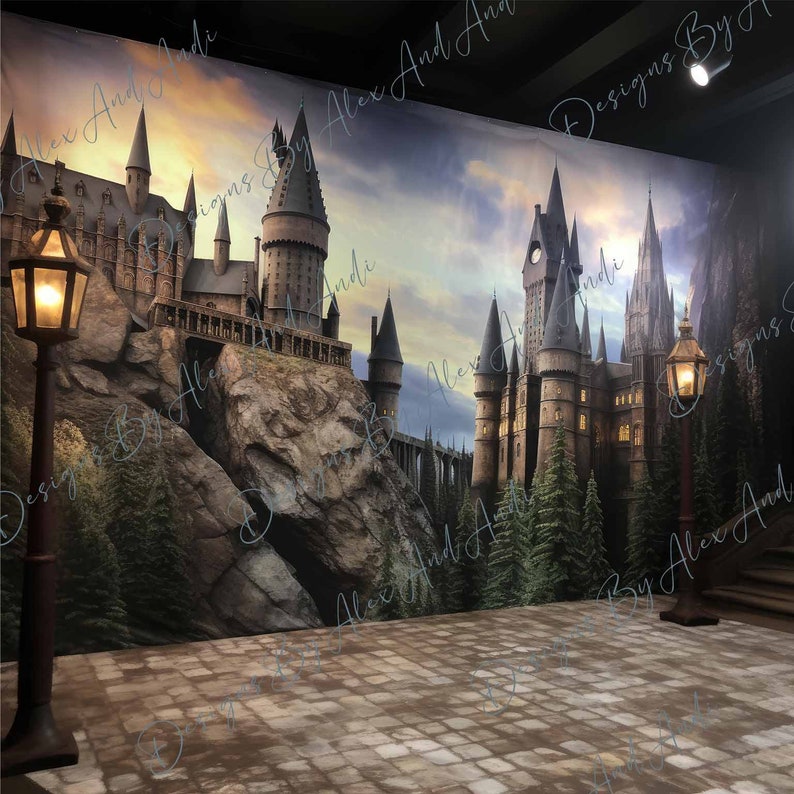 Magic Wizard Studio Backdrop Background Digital Photo Shoot Studio ...