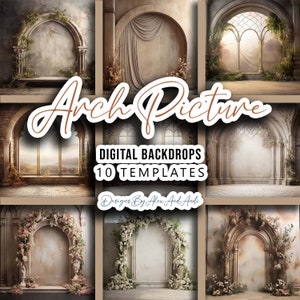 Arch Picture Backdrop Background Digital Birthday Child Photo Shoot Picture Studio Event Celebration Party