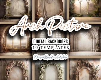 Arch Picture Backdrop Background Digital Birthday Child Photo Shoot Picture Studio Event Celebration Party