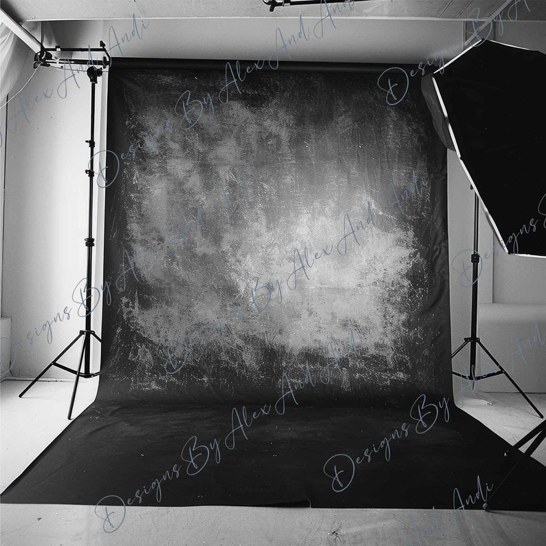 Video Studio Backdrops Black and White Studio Back Ground Model Digital Backdrop Booth Back ...
